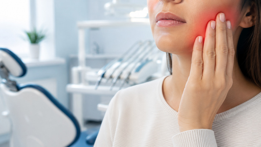 Imagem educativa sobre dor de dente forte e avaliação odontológica